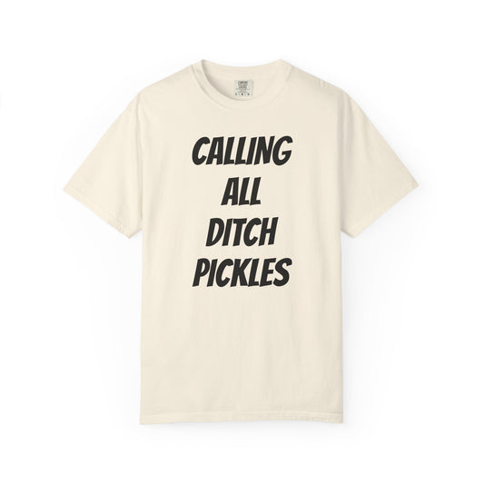 Ditch Pickle Rick Fishing Graphic T-Shirt