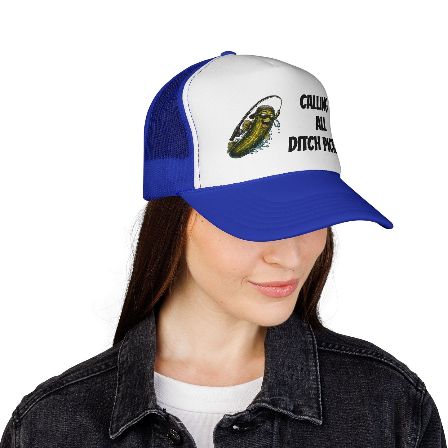 Ditch Pickle Rick "CALLING ALL DITCH PICKLES" Trucker Cap