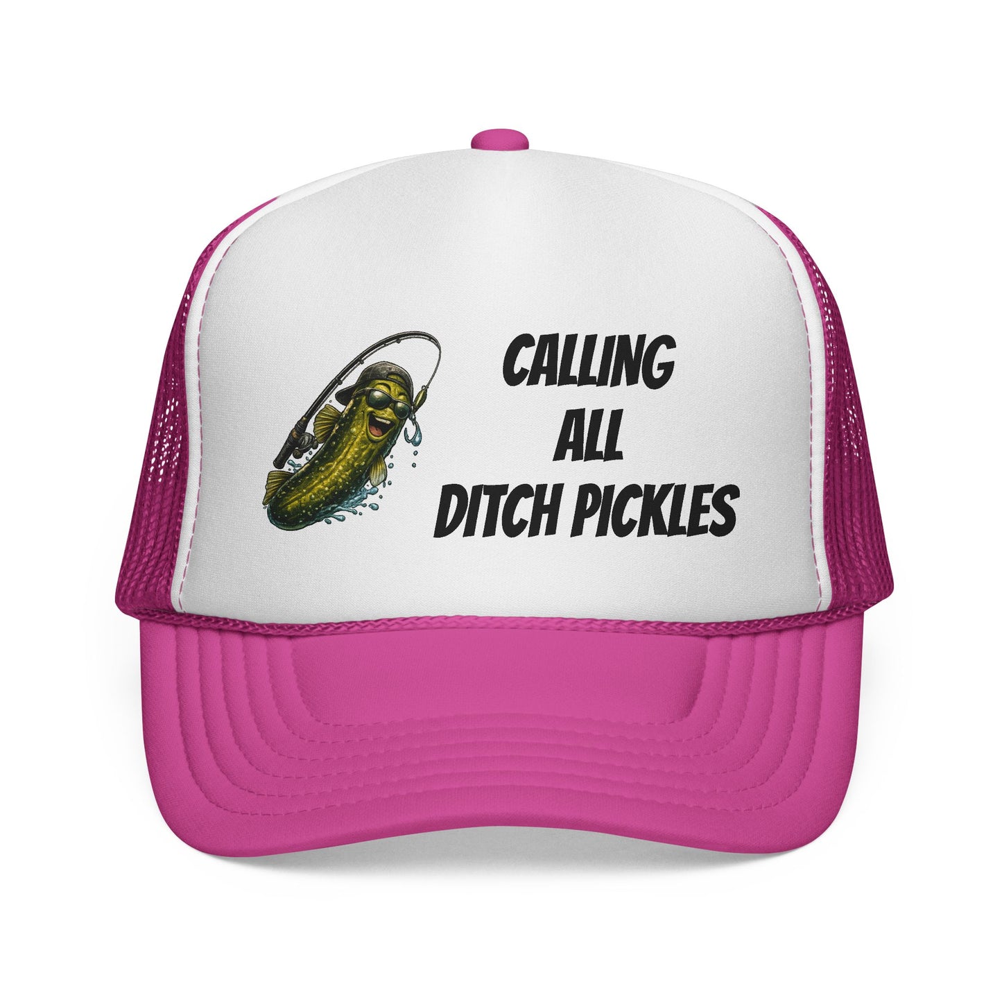 Ditch Pickle Rick "CALLING ALL DITCH PICKLES" Trucker Cap