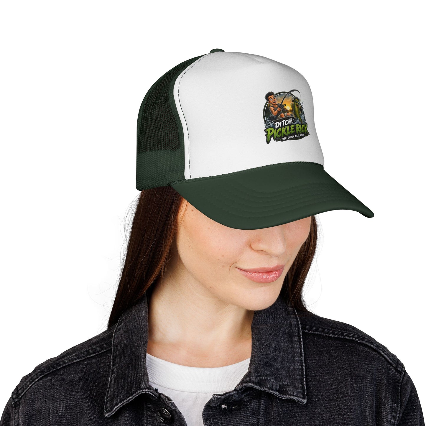 Ditch Pickle Rick Trucker Cap
