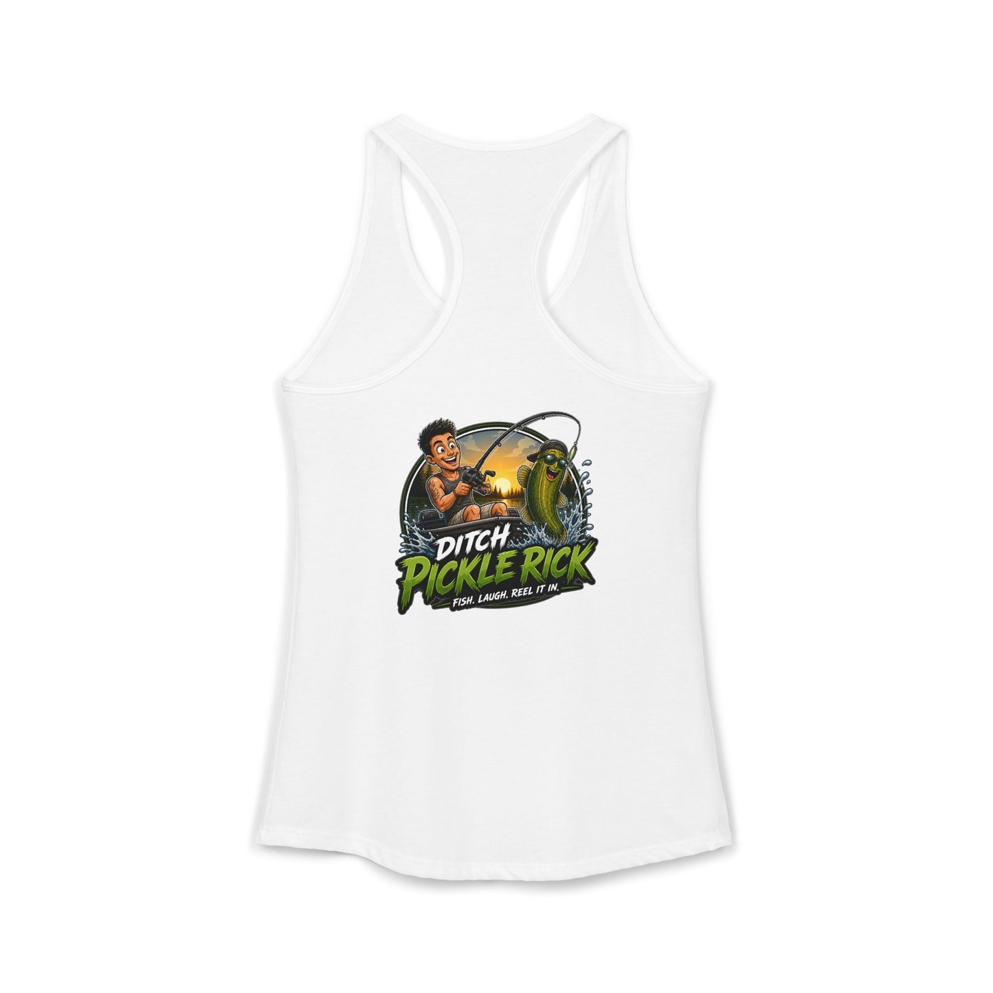 Ditch Pickle Rick Racerback Tank