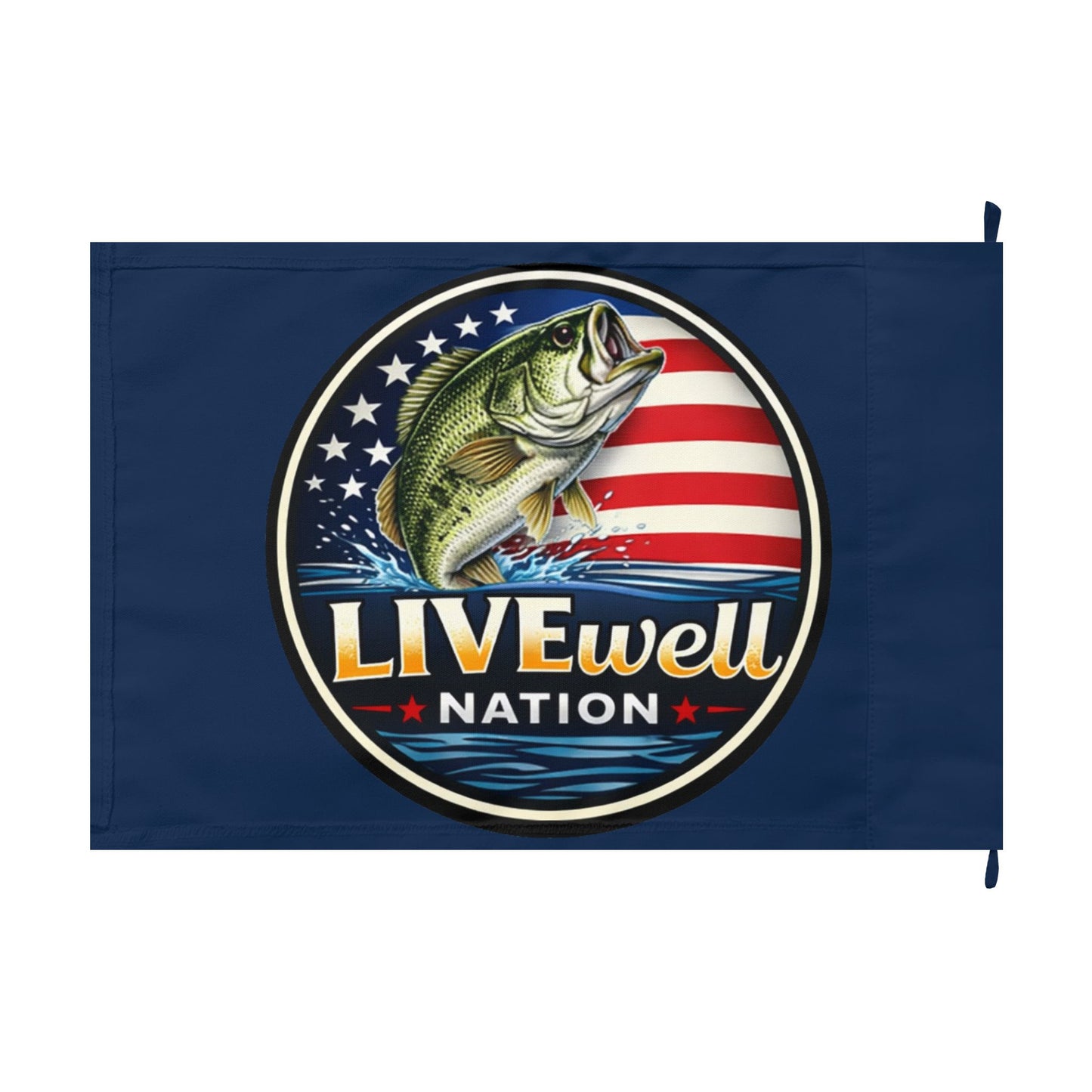 LIVEwell Nation fishing flag
