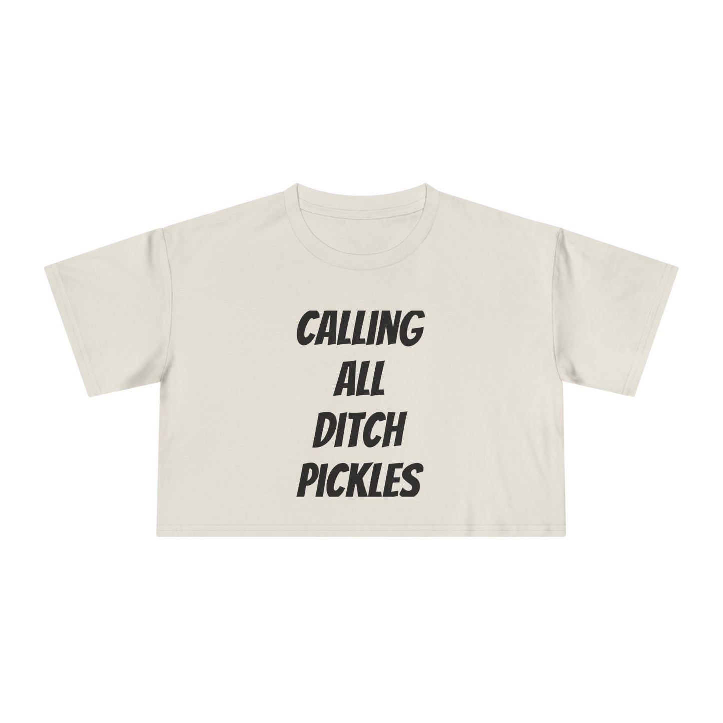 Ditch Pickle Rick Fishing Crop Tee
