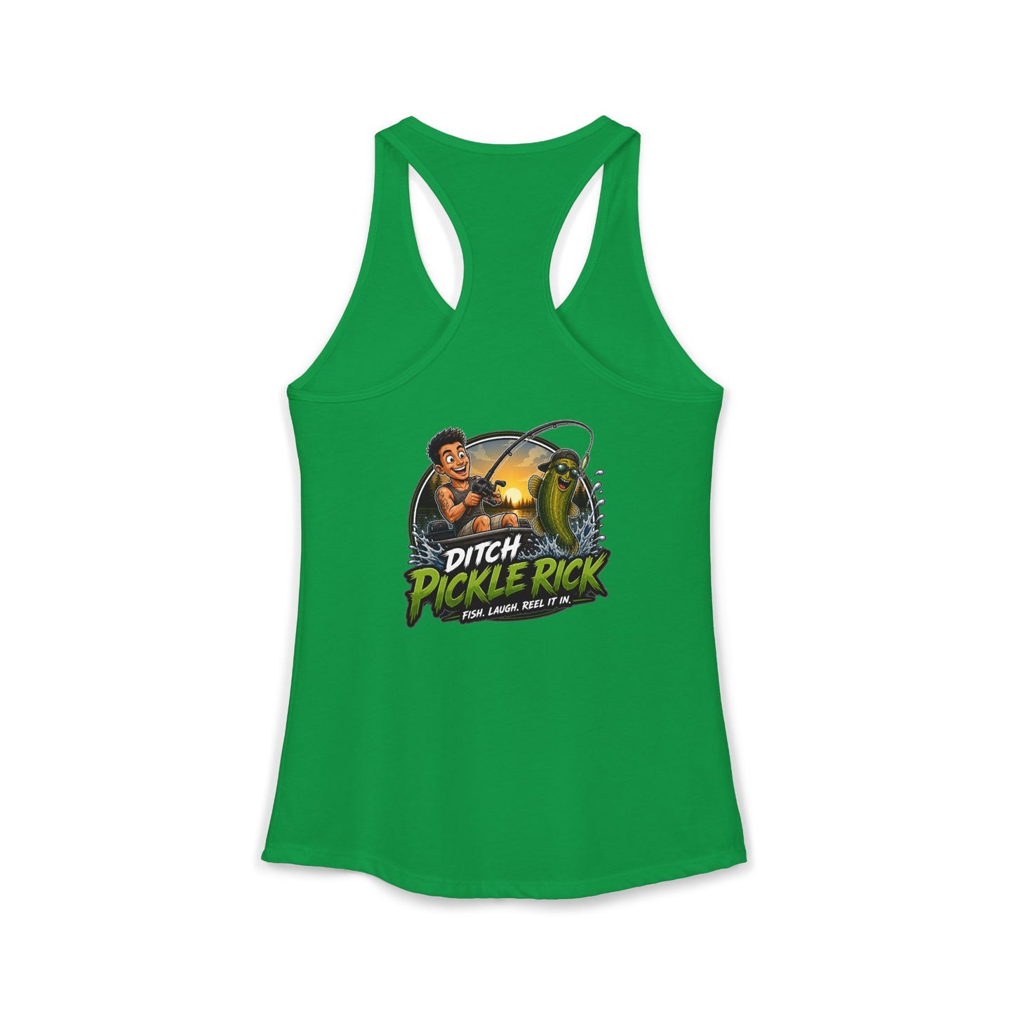 Ditch Pickle Rick Racerback Tank