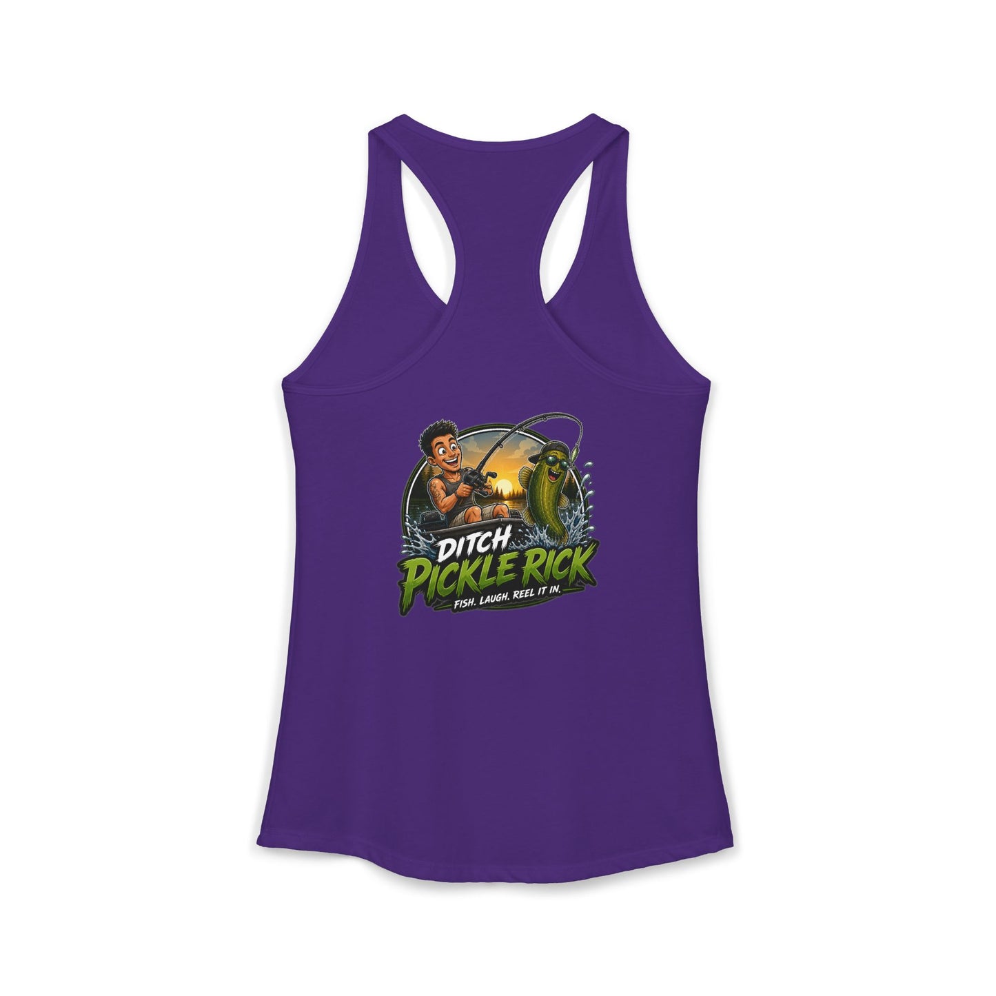 Ditch Pickle Rick Racerback Tank