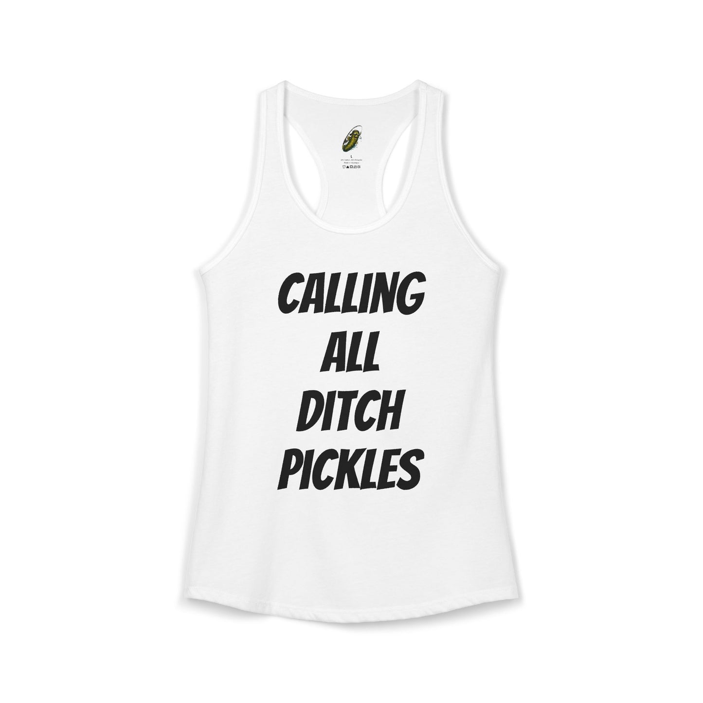 Ditch Pickle Rick Racerback Tank