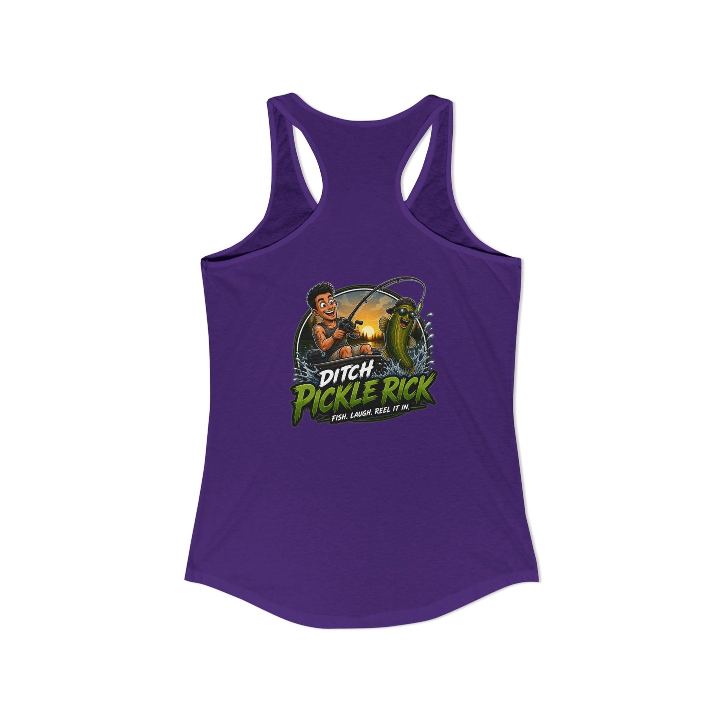 Ditch Pickle Rick Racerback Tank