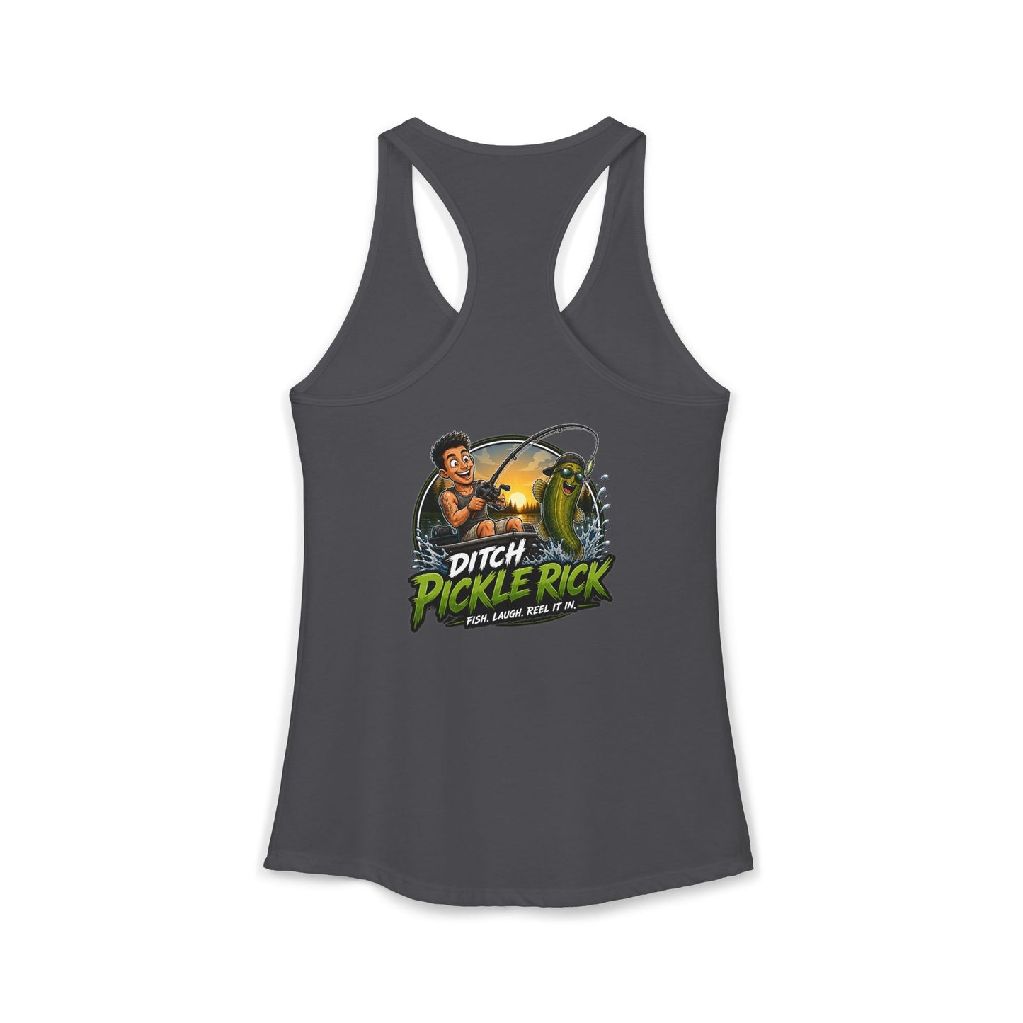 Ditch Pickle Rick Racerback Tank