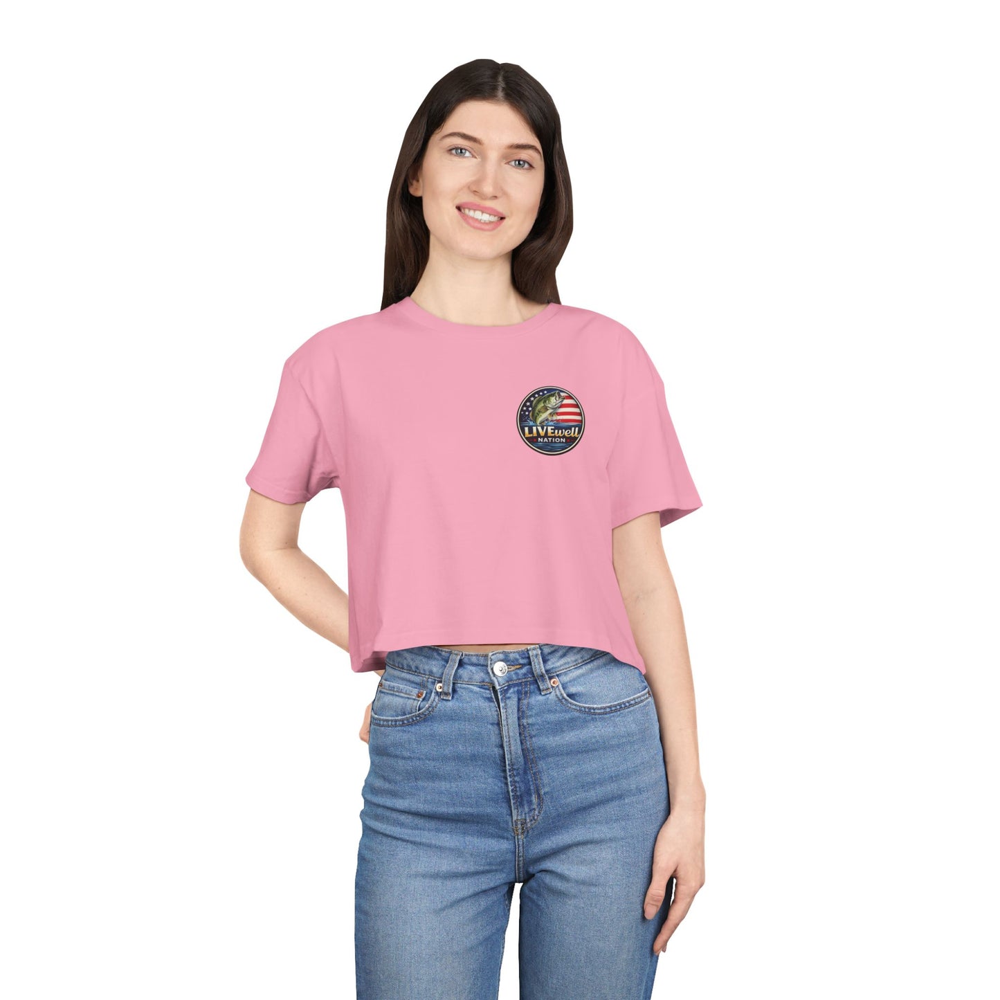 LIVEwell Nation Fishing Crop Tee