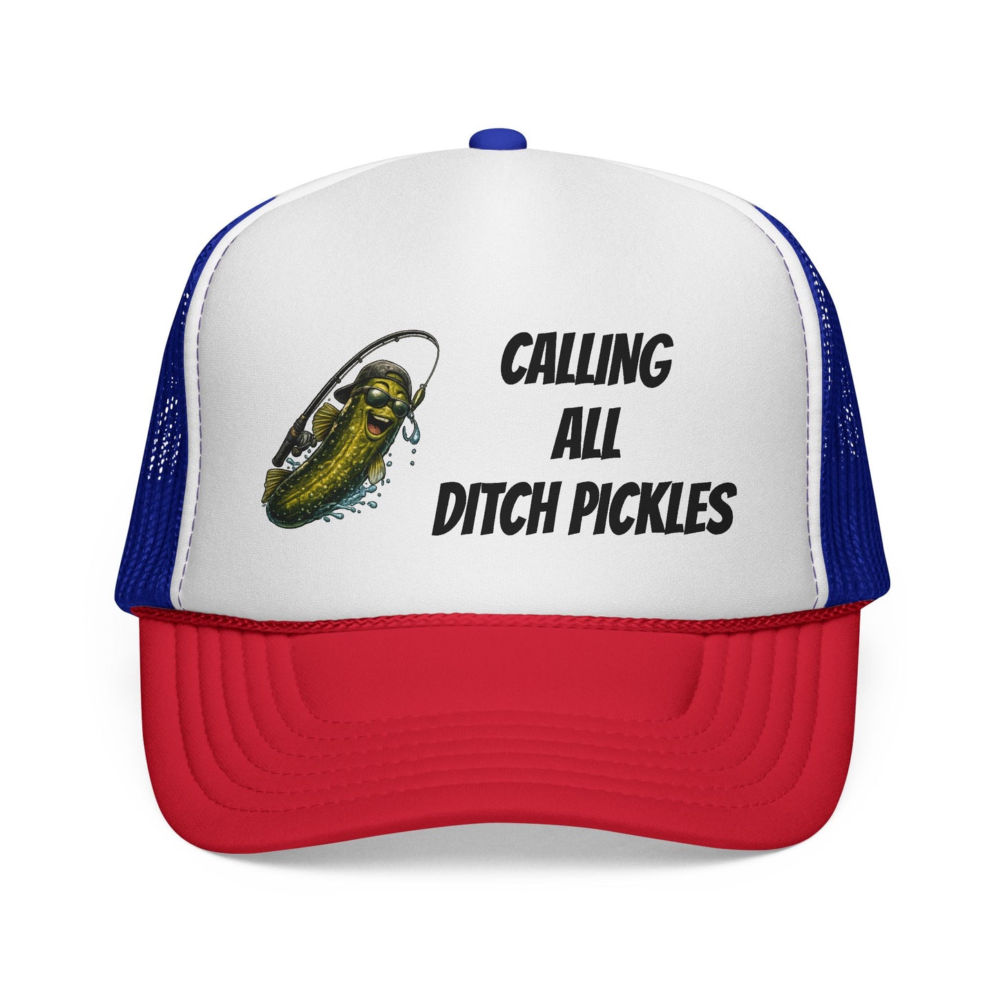 Ditch Pickle Rick "CALLING ALL DITCH PICKLES" Trucker Cap