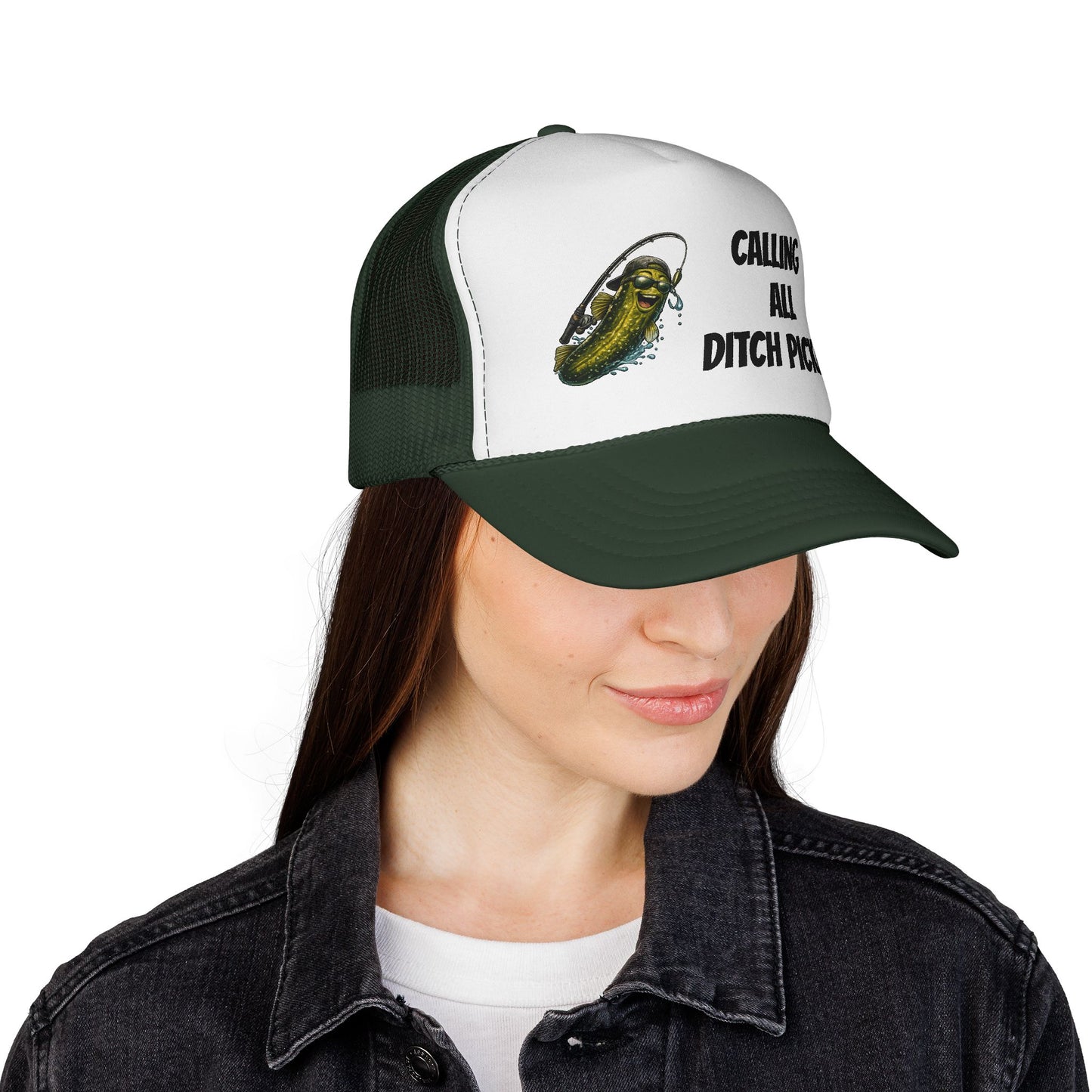 Ditch Pickle Rick "CALLING ALL DITCH PICKLES" Trucker Cap