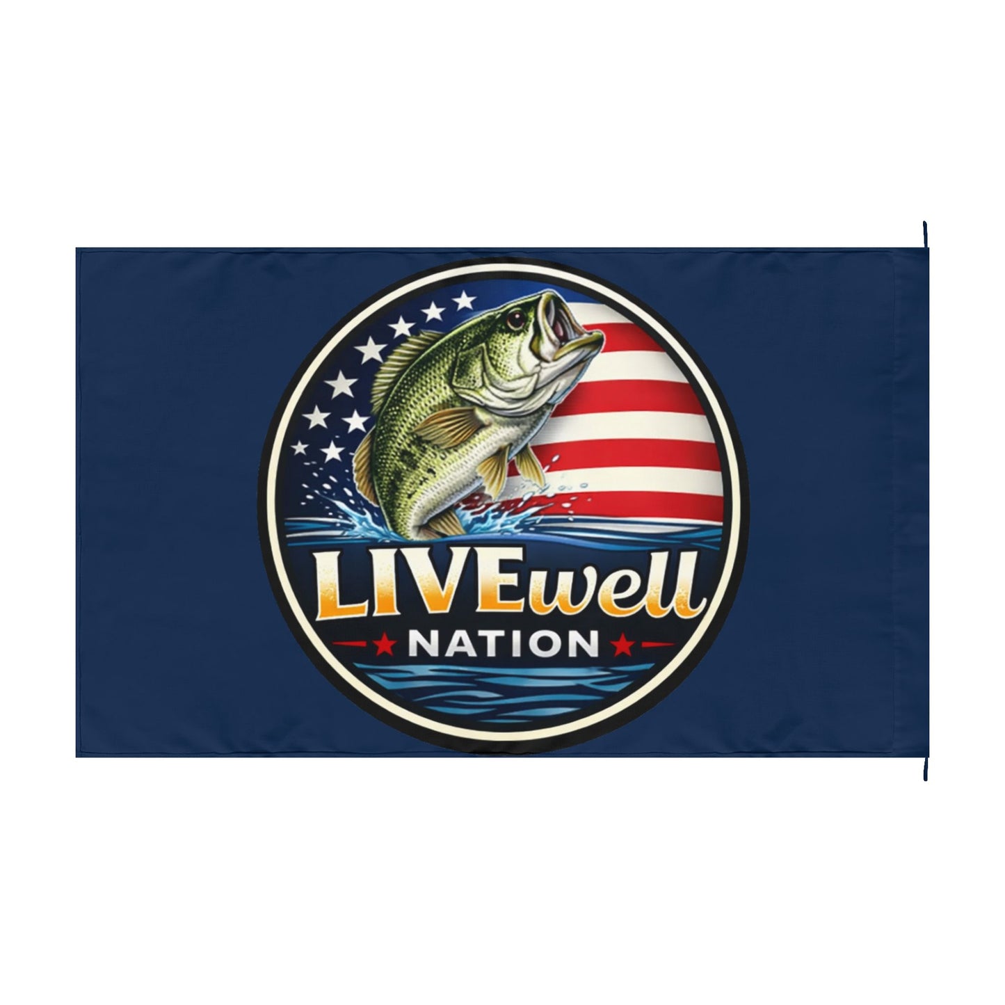 LIVEwell Nation fishing flag