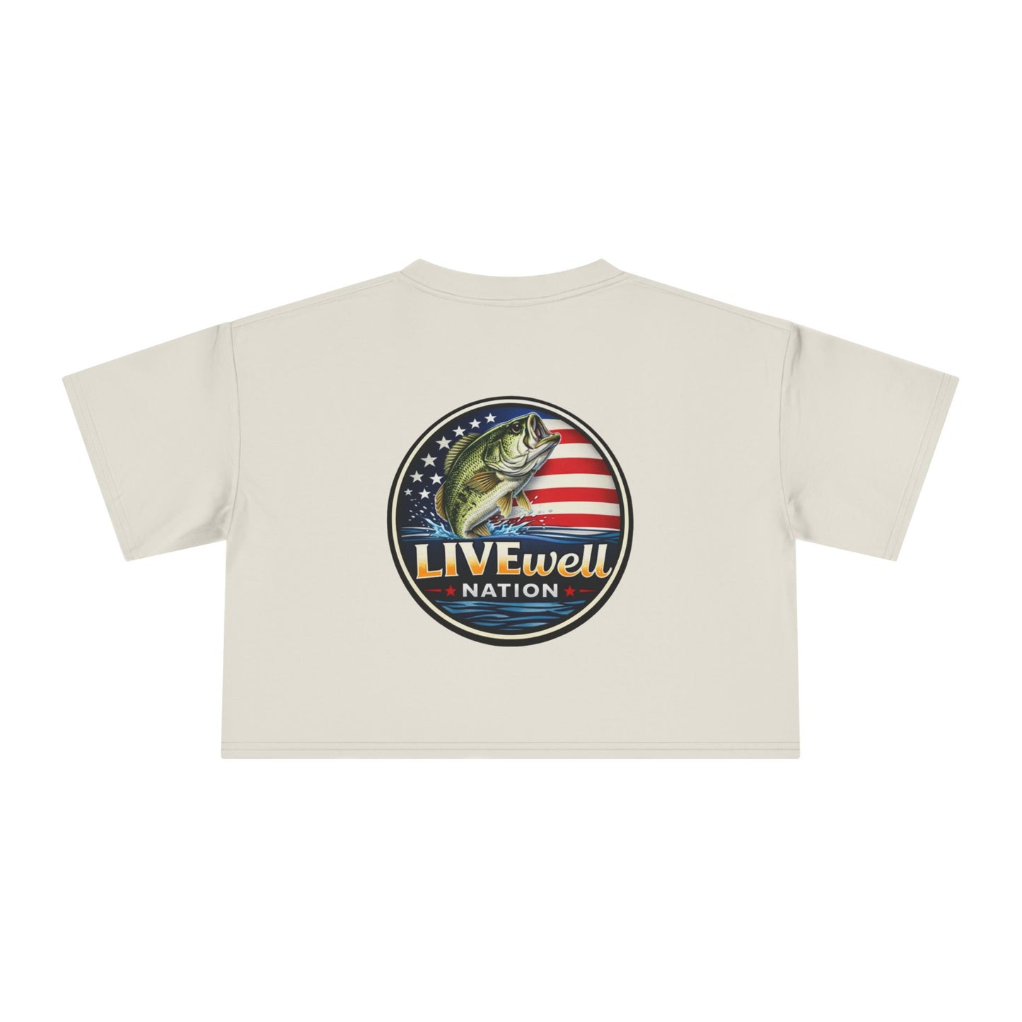 LIVEwell Nation Fishing Crop Tee